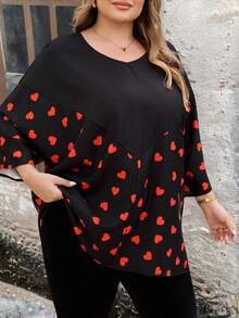 SHEIN CURVE+ Áo kiểu tay ngắn phối họa tiết da báo, cỡ US22, dành cho người có thân hình đầy đặn, phù hợp cho các lễ hội âm nhạc, kỳ nghỉ bên bờ biển, phong cách Boho. CURVE PLUS / / Áo kiểu tay ngắn phối họa tiết da báo, thích hợp cho kỳ nghỉ hè phong cách Boho. - Nhiều màu - Xem 7