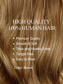 20pcs Tape In Hair Extensions Dark Brown #30 Color 18-26Inch Tape In Hair Extensions Human Hair 50g Remy Human Hair Extensions Tape In Hair Tape Ins Hair Extensions - S30 - View 3