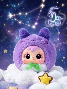 POKOJA LAND POKOJA LAND 盲盒（非毛绒填充）1个热门“十二星座星空毛绒球”系列盲盒人偶，星座主题圆形人偶，包含12款常规款式和1款隐藏惊喜，具有纹理表面和星空元素的收藏艺术玩具 - 潮玩盲盒 - 查看 11
