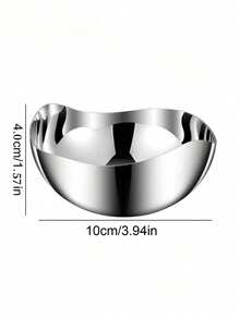 Cirelle Bát tráng miệng bằng thép không gỉ - Khay phục vụ hiện đại cho trái cây, chà là và các loại hạt, hoàn hảo cho việc tiếp khách và làm quà tặng. - Nhiều màu - Xem 8