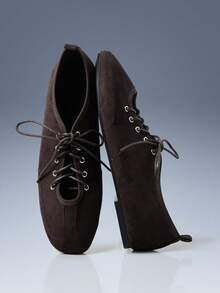 CUCCOO GRLICON 女士系带平底鞋 - 鏽棕色 - 查看 3