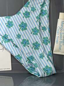 Swim Mod Bộ bikini hai mảnh in họa tiết nhiệt đới dành cho nữ, trang phục nghỉ dưỡng thường ngày. - Nhiều màu - Xem 5