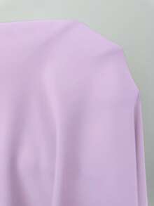 Elenzga Bộ đồ nữ thanh lịch gồm áo kiểu tay cánh dơi và quần ống rộng, màu mơ dệt, thích hợp cho các buổi đi chơi mùa hè, hẹn hò, du lịch. - Màu tím - Xem 7