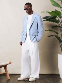 SUMWON Men Blazers - Baby Blue - View 8
