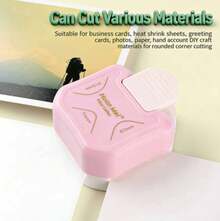 三合一圆边工具，R4多角度弧形切割倒角工具，名片封口膜，照片边缘倒角钳 - 均碼 - 查看 3