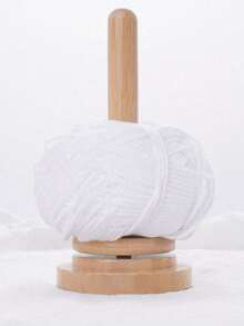 2 件装木制毛线球架 简约收纳架 旋转线轴架 收纳线材、编织配件、刺绣用品、缝纫工艺品 适用于家庭、办公室、创意工作室装饰收纳 - 彩色 - 查看 13