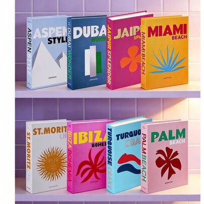 Joivida 1 cuốn sách giả kiểu Anh hiện đại tối giản, sách mô phỏng có thể gấp gọn, mô hình trang trí mềm mại dùng trong phòng, khách sạn, thư viện, sách giả trang trí sang trọng, sách giả trang trí thời trang, đồ trang trí phòng khách thiết kế độc đáo, quà tặng cho bé gái, thích hợp cho phòng khách nhà ở, văn phòng.