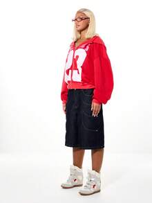 SUMWON WOMEN 女士卫衣 - 紅色 - 查看 5