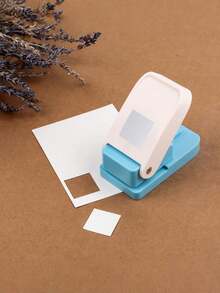 1 cái bấm lỗ bằng cần gạt, dụng cụ bấm lỗ vuông cầm tay nhỏ gọn, thích hợp cho thiệp thủ công, các dự án DIY, quà tặng, văn phòng phẩm, thiệp chúc mừng và các dự án nghệ thuật khác. - Nhiều màu - Xem 11