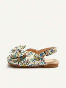 Cozy Pixies A Pair Of Fashionable Versatile Casual Fun Flowers Cute Bow Princess Style Pastoral Party Girls Baby Flat Sandals Suitable For Summer - Broken flower - View 7