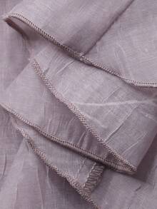 DAZY Young Girl Casual Jacquard Lace Trim Hooded Jacket, Spring/Summer - Purple - View 8