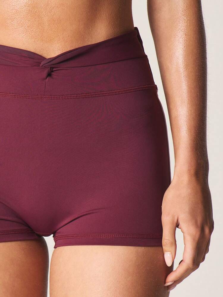Missguided x Playboy High Rise Athletic Shorts With Side Stripe Detail And Drawstring Waist For Active Lifestyle Training Sessions
