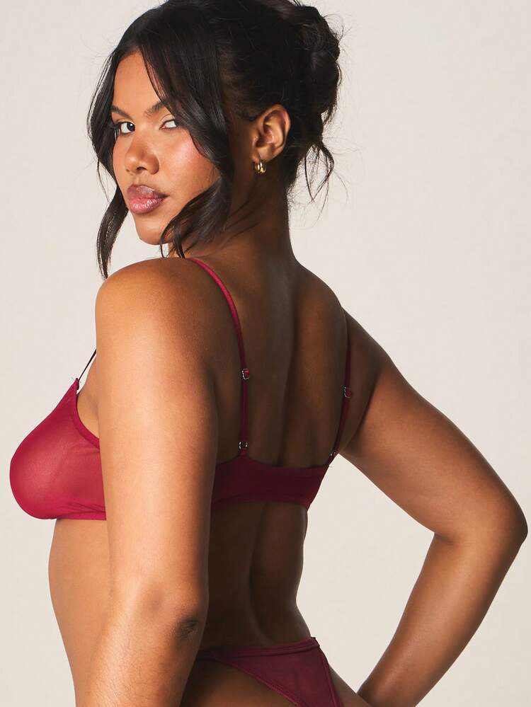 MISSGUIDED Calcinha tipo tanga básica com costelas, conforto diário, lingerie essencial para uso diário