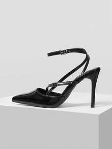 Mnmlis 女士高跟鞋 - 黑色 - 查看 3