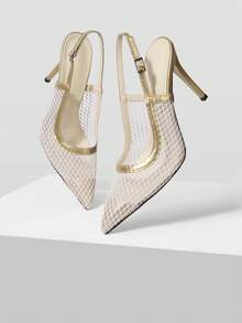 Mnmlis Women Pumps Valentine's Day - Beige - View 5