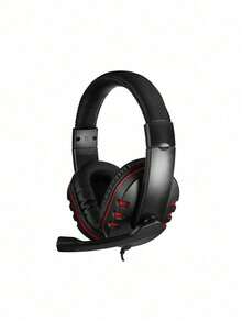 Teckwe Wired Head Mounted Gaming Earphones Microphone Noise Reduction Earphones 3.5AUXfor PC Android Laptop Tablet - multicolor - View 11