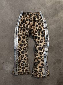 Attitoon Casual Leopard Print Lightweight Woven Women's Pants, Suitable For Spring/Summer - Multicolor - View 1