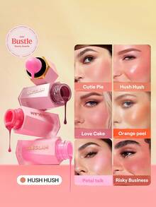 SHEGLAM FäRg Bloom Liquid Blush Matt Finish-Hush Hush Gel Cream Blush LåNgvarig Ej Blekande HöGpigmenterad LäTtvikt LåNgt Slitage Smidig Blusher Jul Vinterpresenter Blush MäRke SköNhet Smink Kosmetika FöR Kvinnor Och Flickor Perfekt FöR Vinter VåR Idealisk FöR Y2K Elegant Mode Passande FöR FöDelsedag GåVa Fest Klar BäSt FäRg - Hush Hush - Visa 12