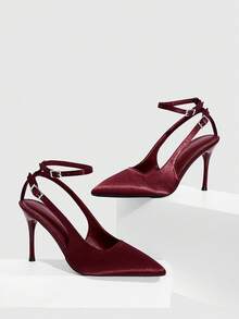 CUCCOO SZL Women Pumps Valentine's Day - Burgundy - View 6