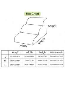 Pet Stairs, Dog Climbing Ladder Steps, Non-Slip Climbing Ladder Suitable For Small, Medium And Large Dogs To Use On Bed, Cat Bedside Climbing Ladder - Multicolor - View 2