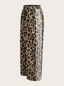 Attitoon Casual Leopard Print Lightweight Woven Women's Pants, Suitable For Spring/Summer - Multicolor - View 6