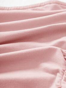 SHEIN Unity Women's Solid Color Pleated Fashionable Versatile Date Night Tube Top - Baby Pink - View 5