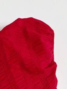 Soleia Bộ đồ thể thao mùa xuân/hè gồm áo tank top đỏ cổ chữ V buộc dây sau lưng, chất liệu vải dệt họa tiết, áo ôm dáng lệch vai và quần short skinny cạp siêu thấp, thích hợp cho các bữa tiệc, Giáng sinh, Ngày lễ tình nhân, hẹn hò, đi biển, du thuyền, lễ hội, lễ Phục sinh, chất liệu vải mềm mại. - Nhiều màu - Xem 8