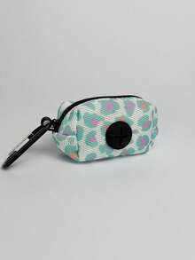 1Pc Pet Walking Printed Trash Bag Dispenser, Fashion Dog Poop Clean-Up Bags, Leash Clip On Waste Bag Holder - Multicolor - View 8