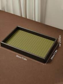 Cirelle Texture Decorative Trays, Wooden Rectangular Jewelry Storage Boxes And Dressing Table Trays, Multi-Color Storage Boxes For Keys, Cosmetics, Candles And Table Decorations, Are Very Suitable For Use In Bathrooms, Wardrobes, Coffee Tables And Entrances. - Desktop storage tray - View 6