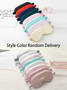 1/2/3/4/5/10/15片遮光睡眠眼罩仿丝冰感舒适缓解疲劳午休休息睡眠开学用品 - 草綠色 - 查看 26