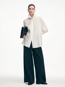 Mnmlis 女士休闲搭扣平底鞋，日常百搭 - 黑色 - 查看 6