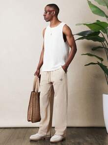 SUMWON Men Tank Tops - White - View 3