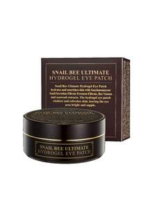 Benton - SNAIL BEE ULTIMATE HYDROGEL EYE PATCH (1.1g X 60 Pcs) - Full Of Powerful Natural Ingredients, These Eye Patches Provide An Anti-Aging Effect As They Hydrate And Brighten Your Eye Area. - White - View 2