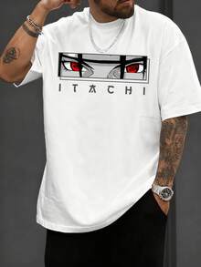 A men's round neck casual short top, elegant and casual, suitable for daily outings, Christmas, regular length, essential for travel - Blanco - Ver 1