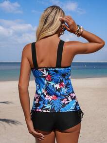 Swim Lushoire 女士时尚新款紧身吊带泳衣，性感吊带泳衣，春夏款 - 彩色 - 查看 2