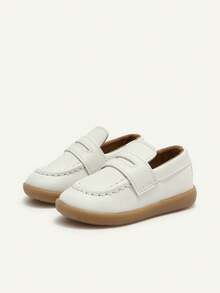 Cozy Pixies 1双新款女童白色时尚英伦风平底便鞋，适合日常外出、朋友聚会和旅行穿着 - 白色 - 查看 6