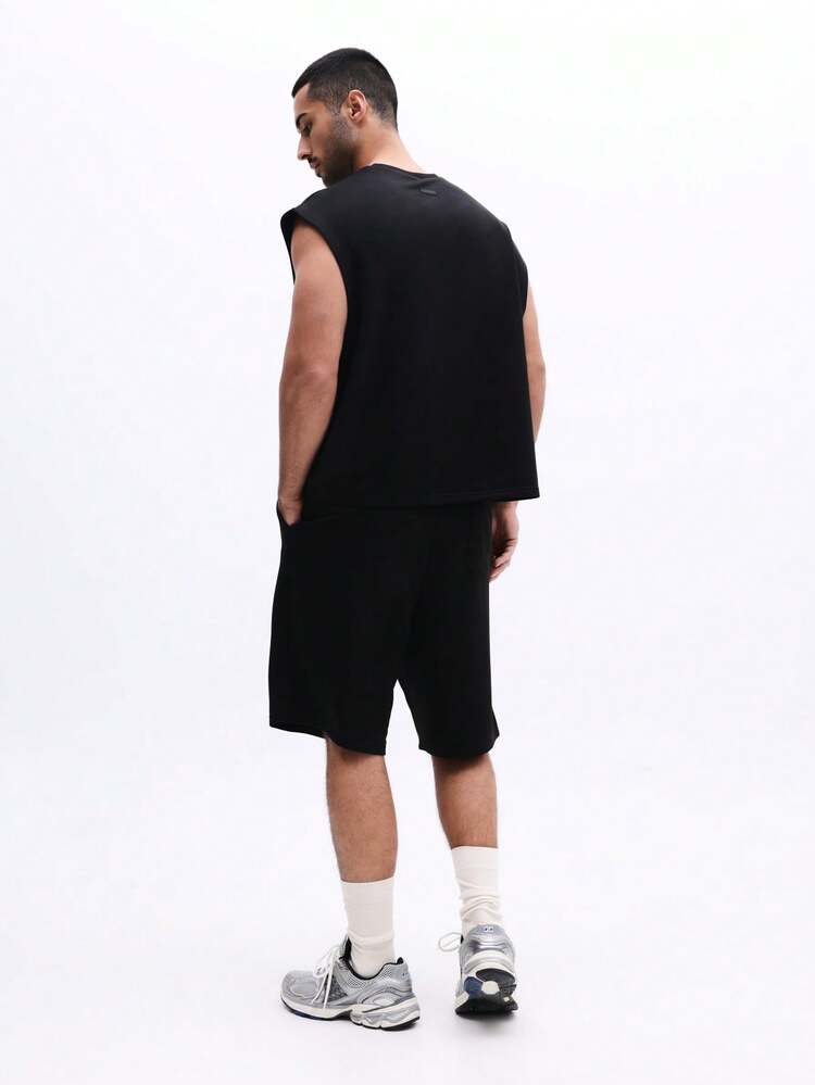 Completo canotta e pantaloncini con scollo rotondo