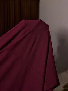 SHEIN 2pcs Women Sexy Backless Lace Trim Nightgown And Robe Set - Purple - View 6