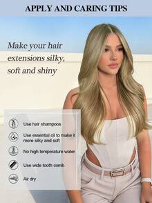 20pcs Tape In Hair Extensions Medium Ash Brown Color Straight Tape In Hair Remy Human Hair Extensions Tape In Hair Tape Ins Hair Extensions - S8 - View 7