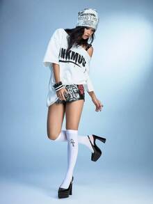 Sugerpunk Women's Sexy Thick Heel 12cm High Heel Sandals PU Material Summer Daily Wear Versatile Fashion Pointed Black Thick Sole Waterproof Table High Heels Valentine's Day - Black 4 - View 3