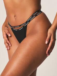 MISSGUIDED Women Thongs - Black - View 3