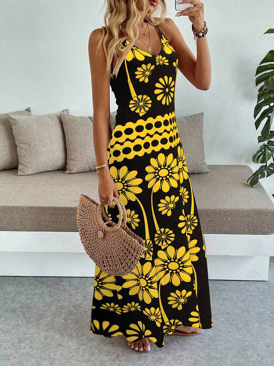 Breezaya 女士休闲度假波西米亚风连衣裙 - 彩色 - 查看 1