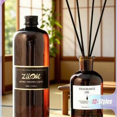 1pc 500ml Refill Fragrance Liquid, Air Freshener, Bathroom Supplies, Deodorizer, Essential Oil Liquid, Candle Making, Aroma Diffuser, Valentine's Day, Wedding, Halloween, Christmas Gifts, Aromatherapy, Diffuser, Home Fragrance, House Freshener, For Indoor Use