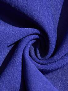 Opuloom Áo cánh nữ cổ vuông tay raglan viền ren phối cùng quần ống đứng thông thường, trang phục thường ngày thanh lịch tinh tế thích hợp cho các buổi tụ họp, thoải mái cho mùa thu/đông - Màu xanh lam - Xem 3