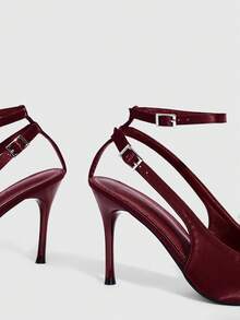 CUCCOO SZL Women Pumps Valentine's Day - Burgundy - View 7