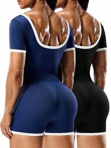 Velisys 无缝可转换短裤（前后均可翻转） - 彩色 - 查看 6