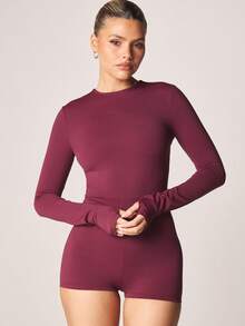 MISSGUIDED Women Sports Jumpsuits - Maroon - View 2