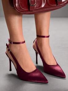 CUCCOO SZL Women Pumps Valentine's Day - Burgundy - View 5