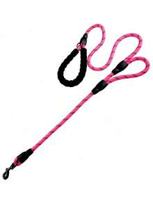 Double-Handled Explosion-Proof Traction Rope. High-Quality Dog Leash With Soft Grip – , Suitable For Training, Walks, And Outdoor Activities. Perfect For Camping And Backyard Play With Pets Of Various Sizes. Long Dog Training Traction Rope, Nylon Reflective Traction Rope, Long Leash For Pets. Double-Handled, Suitable For Small/Medium/Large Dogs. - Multicolor - View 8
