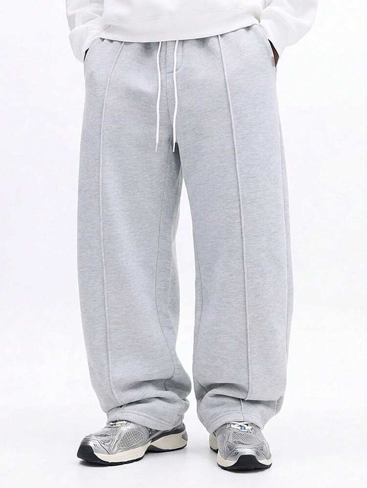 Relaxed Sweatpants With Drawstring Waist